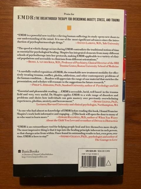 EMDR by F. Shapior and M. Forrest (First Edition, 1997, Hardcover)