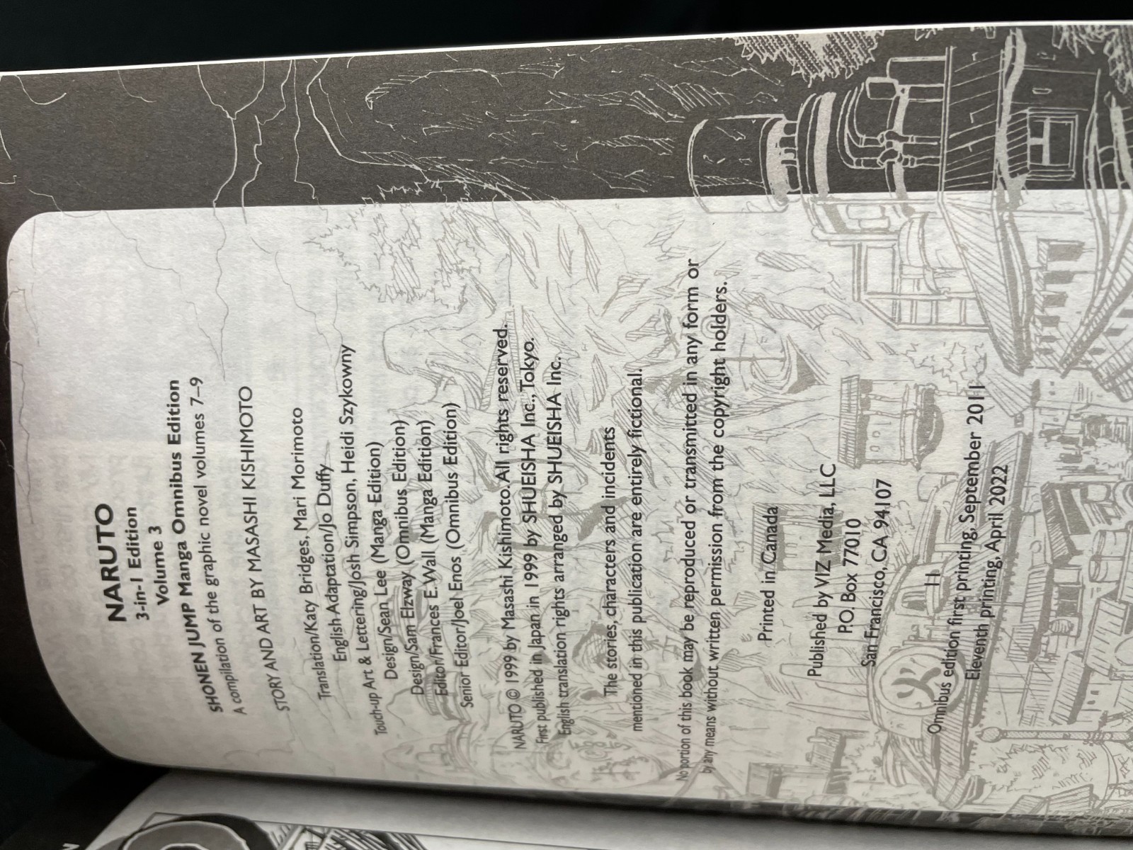 Naruto (3-in-1) Manga 4-5-6, 7-8-9 Masashi Kishimoto, x2 PB mn5334