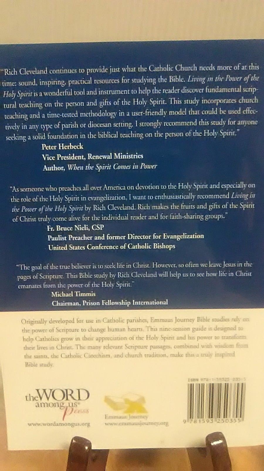 Living in the Power of the Holy Spirit by Richard Cleve(B-124)