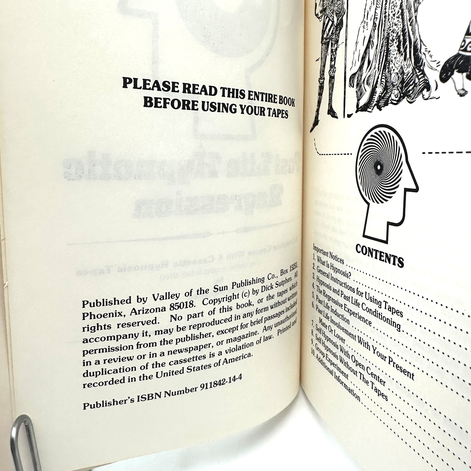 Past Life Hypnotic Regression Book by Dick Sutphen