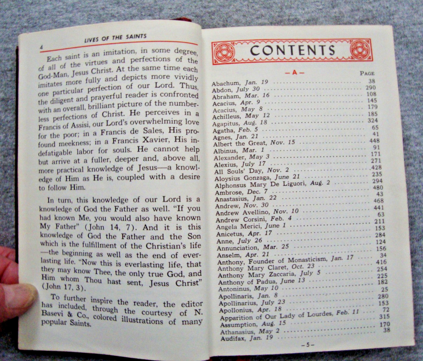 Lives of the Saints For Every Day of the Year H. Hoever 1961 Catholic Book Pub.