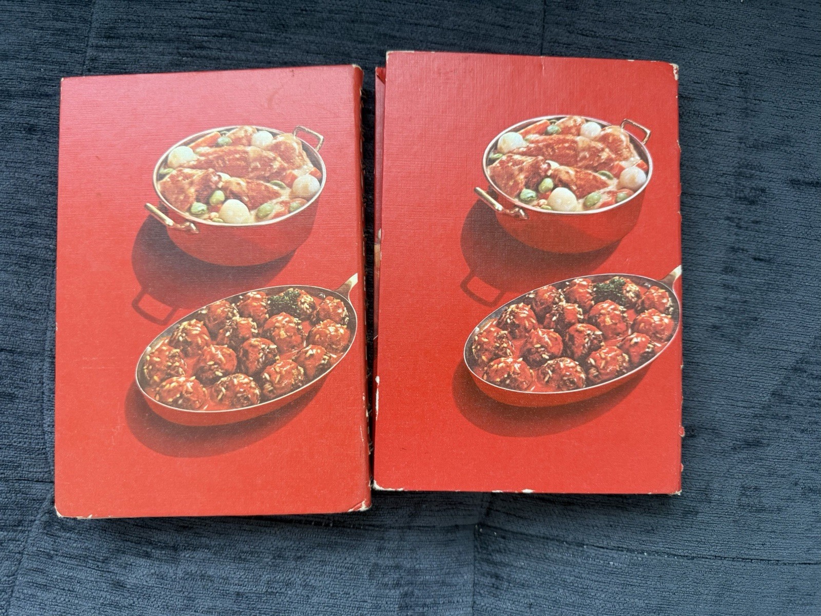 Vintage 1972 Campbell Cookbook Cooking With Soup Spiral bound Cookbook Lot Of 2