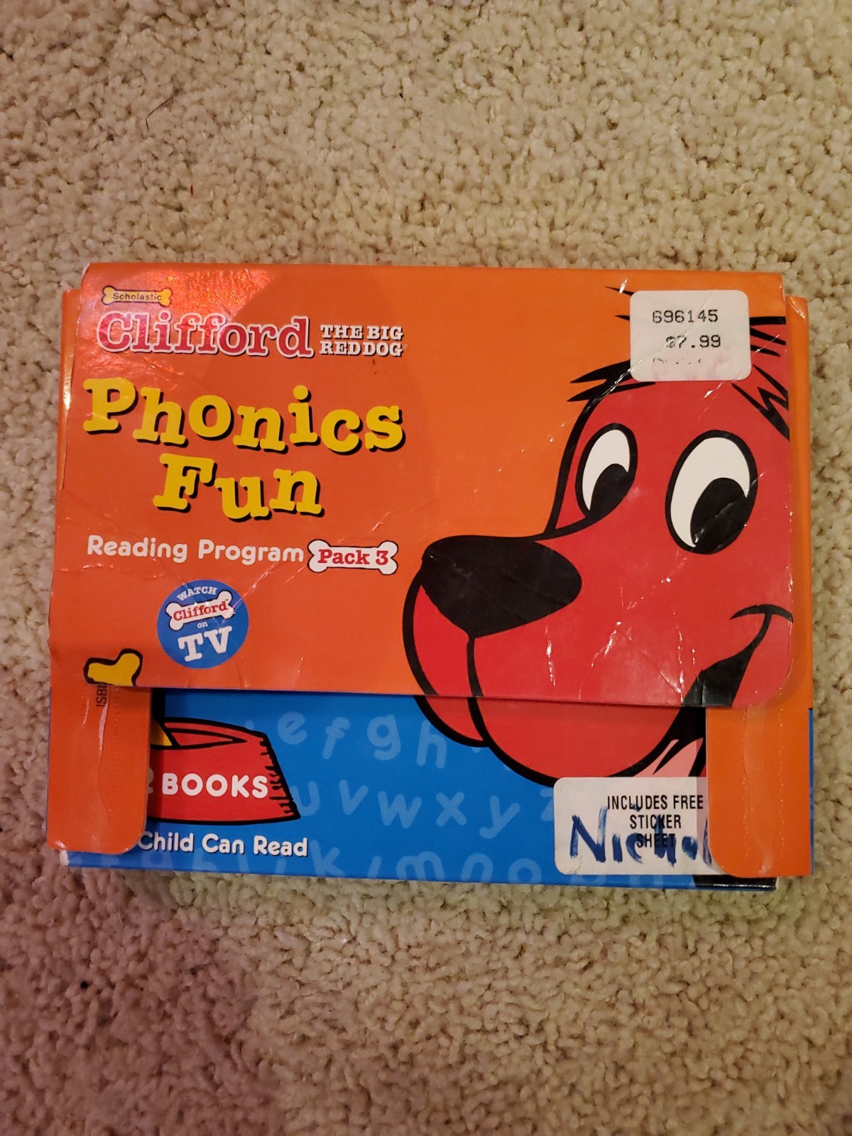 Phonics Fun Clifford the Big Red Dog Reading Program Pack 3 Lot Of 12 Books