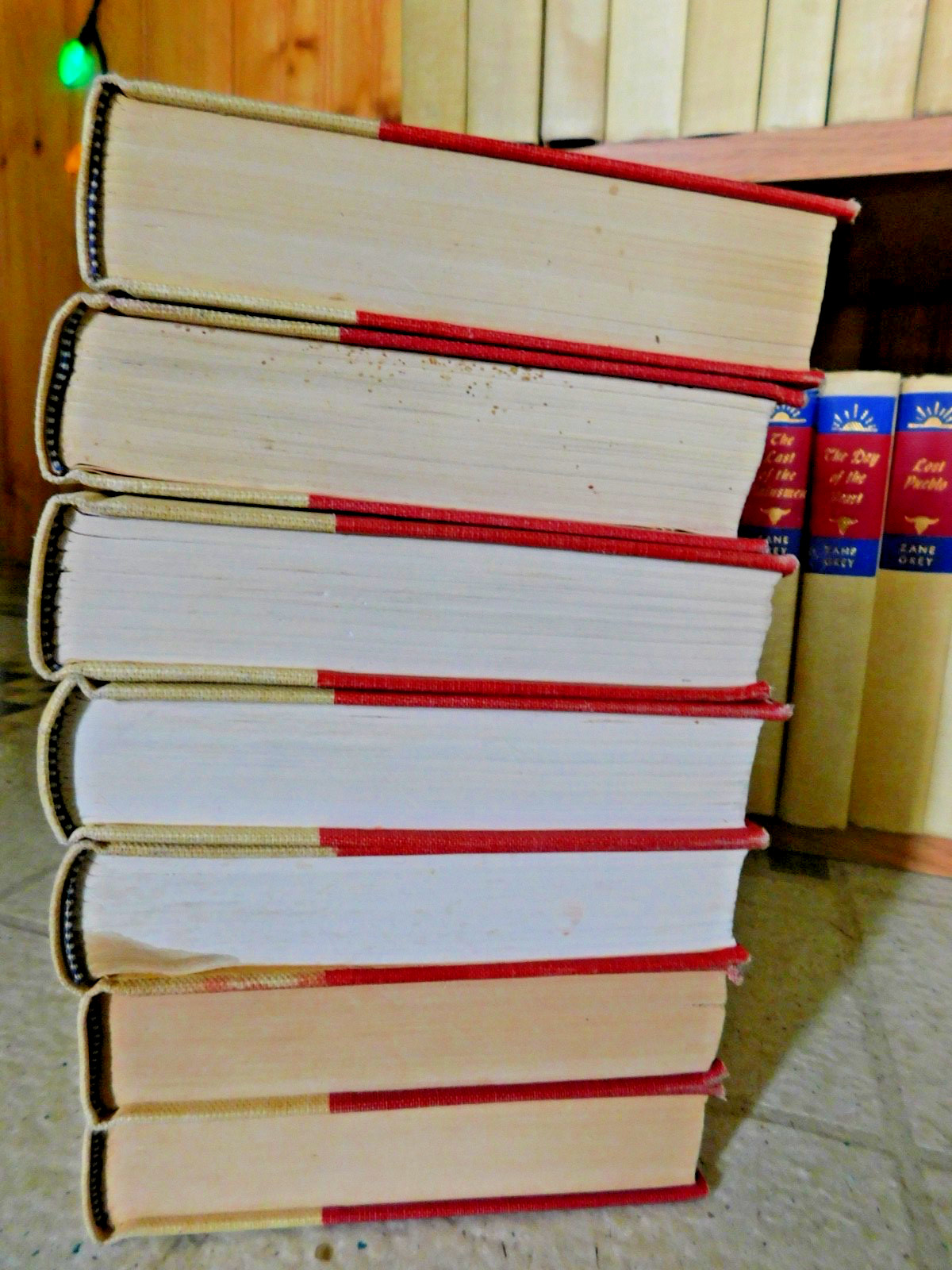 ZANE GREY 58 Book Lot Hardcover Matching Set Walter J Black Western Novels Clean