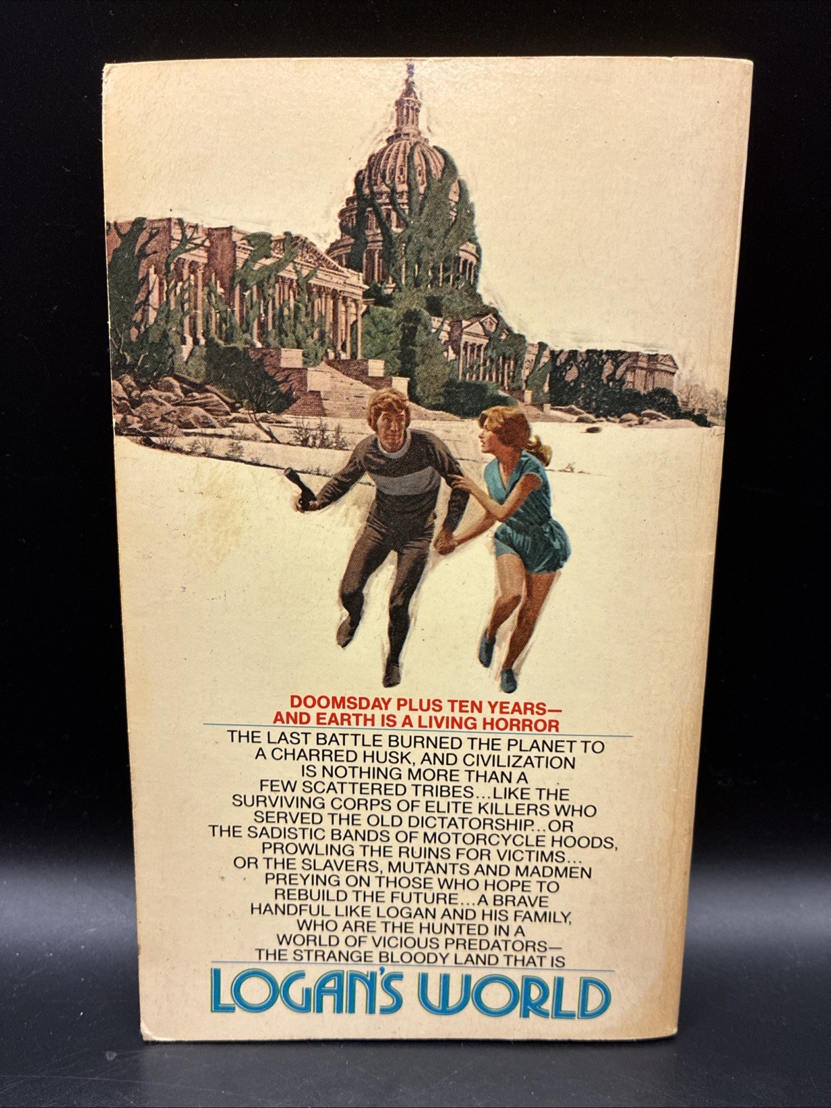 Logan’s World – Logan’s Run Sequel Novel – William F. Nolan – Bantam – 1977 Vtg