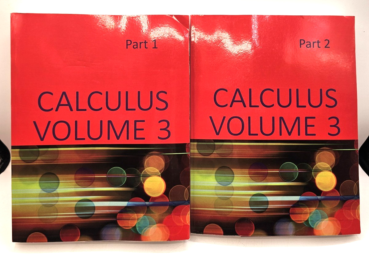 Calculus Volume 3 Parts 1 & 2 Set OpenStax B&W Paperback