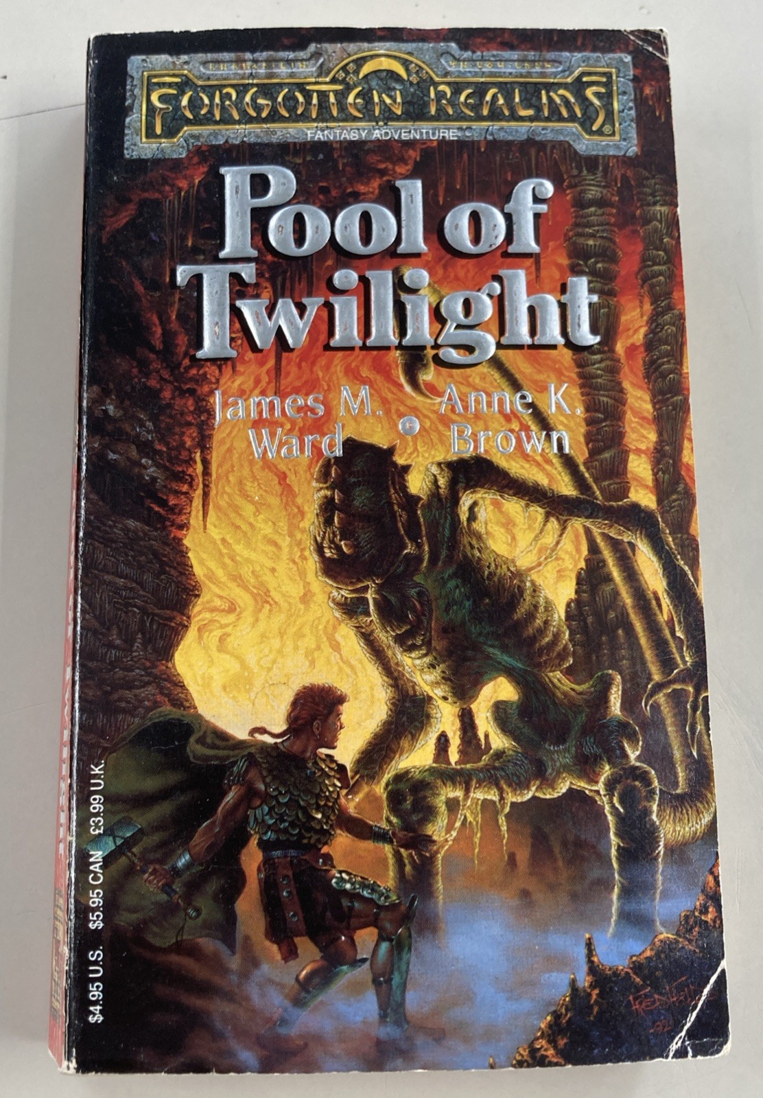 Pool of Twilight by James Ward & Anne Brown Forgotten Realms, 1993 1st PB