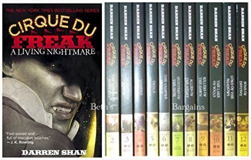 Cirque Du Freak Series Complete 12 Book Collection Killers of The Dawn Lord of