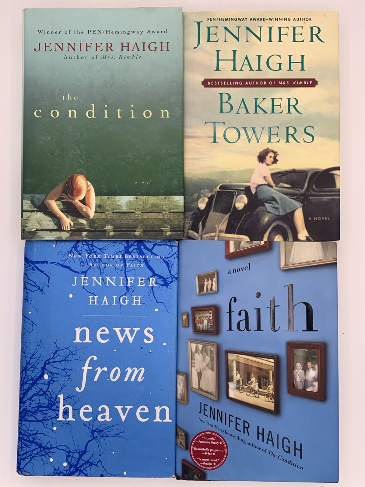Lot of 4 Hardcover Books by Jennifer Haigh, 2005-2013, B161