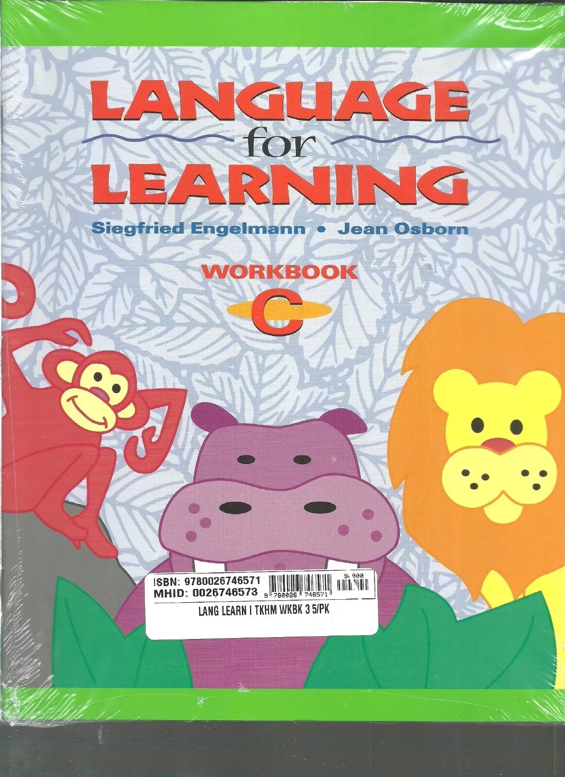Language For Learning Workbook C SRA McGraw-Hill Engelmann Osborn 5Pk New Sealed