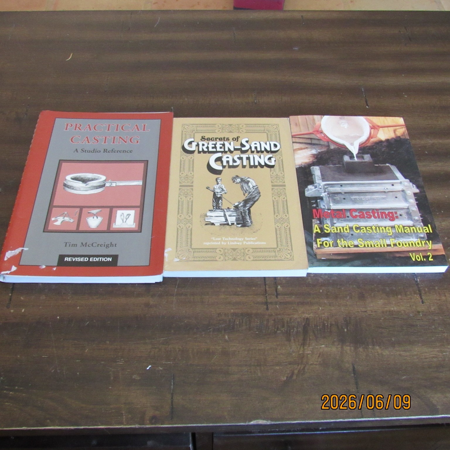 Lot 3-Secrets Green Sand Casting-Practical Manual-Tim McCreight-Metal-Chastain