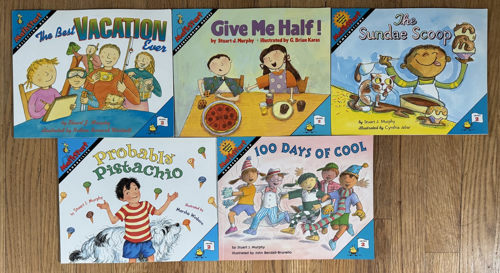 Lot 5 MATHSTART Picture books Level 2 Stuart J Murphy