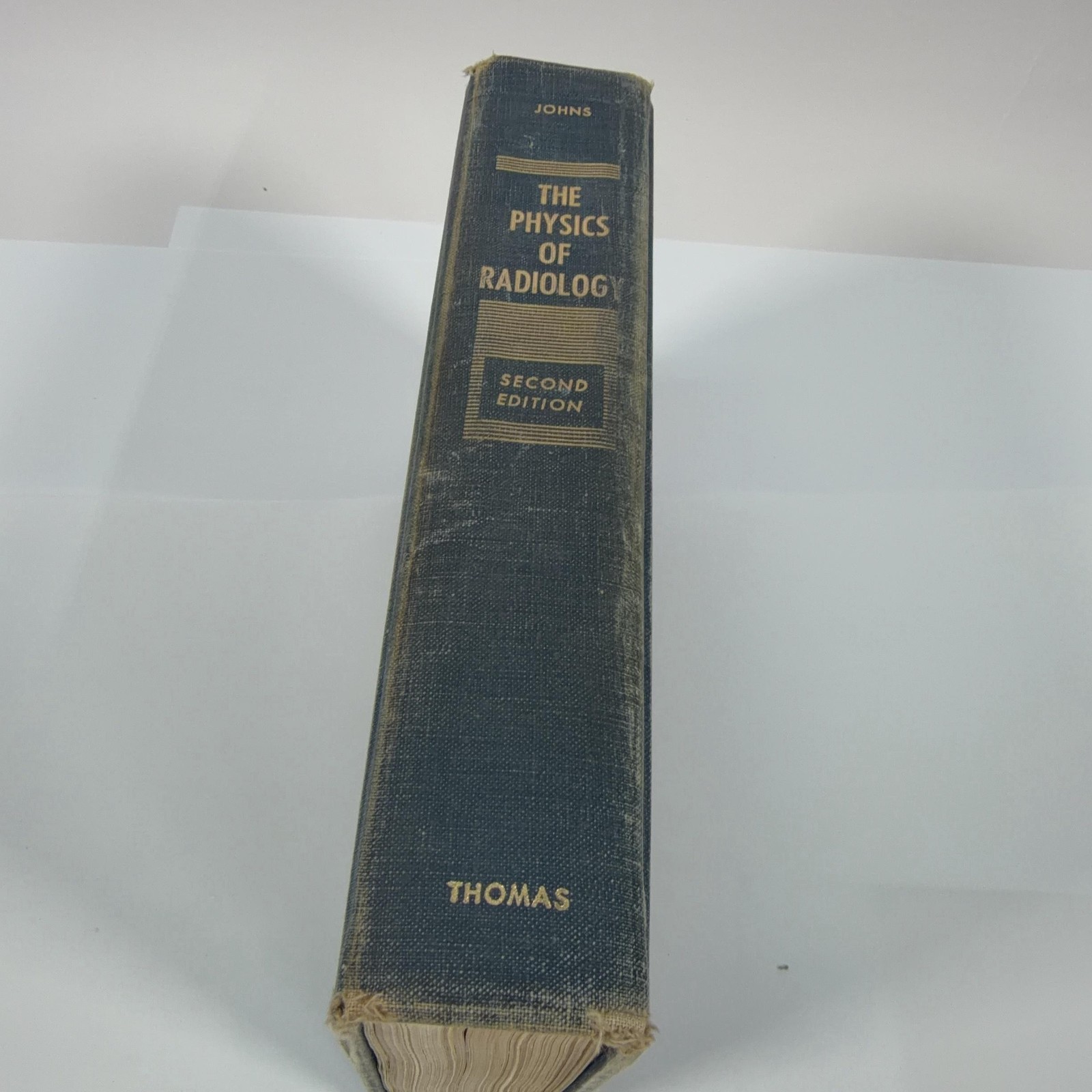Vintage Physics Of Radiology Harold E Johns Thomas 2nd Ed Blue HC Medical
