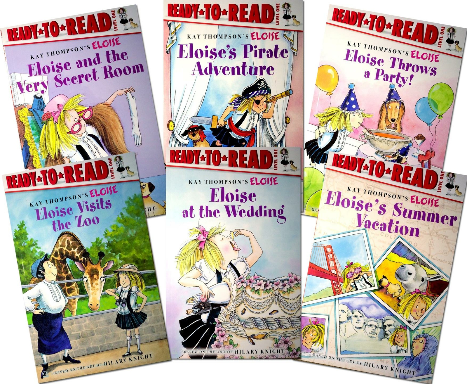 New ELOISE Set of 6 Books Ready to Read Series Level 1 Value Pack 1 Kay Thompson