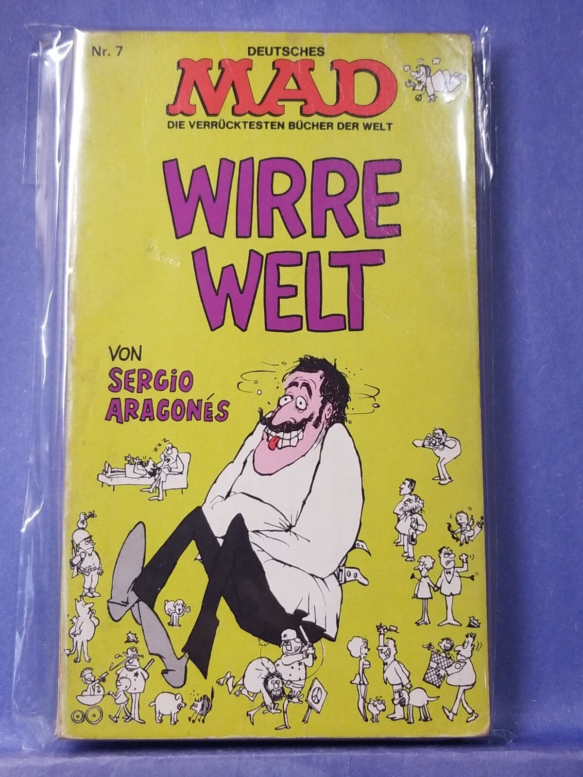 GERMAN MAD Magazine Paperback Book: #7 Deutsches Taschenbuch 1975 1st GVG