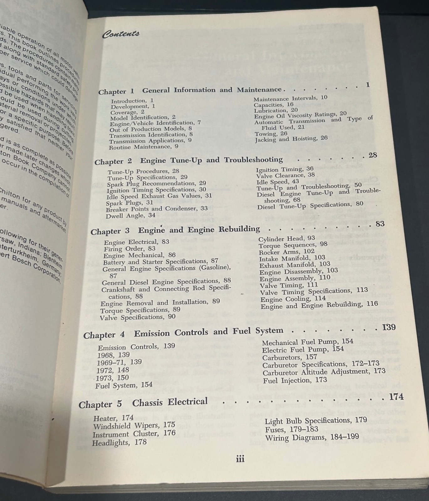 Chilton’s Repair and Tune-Up Guide: Mercedes-Benz 1968-73 by Chilton Book Compa,