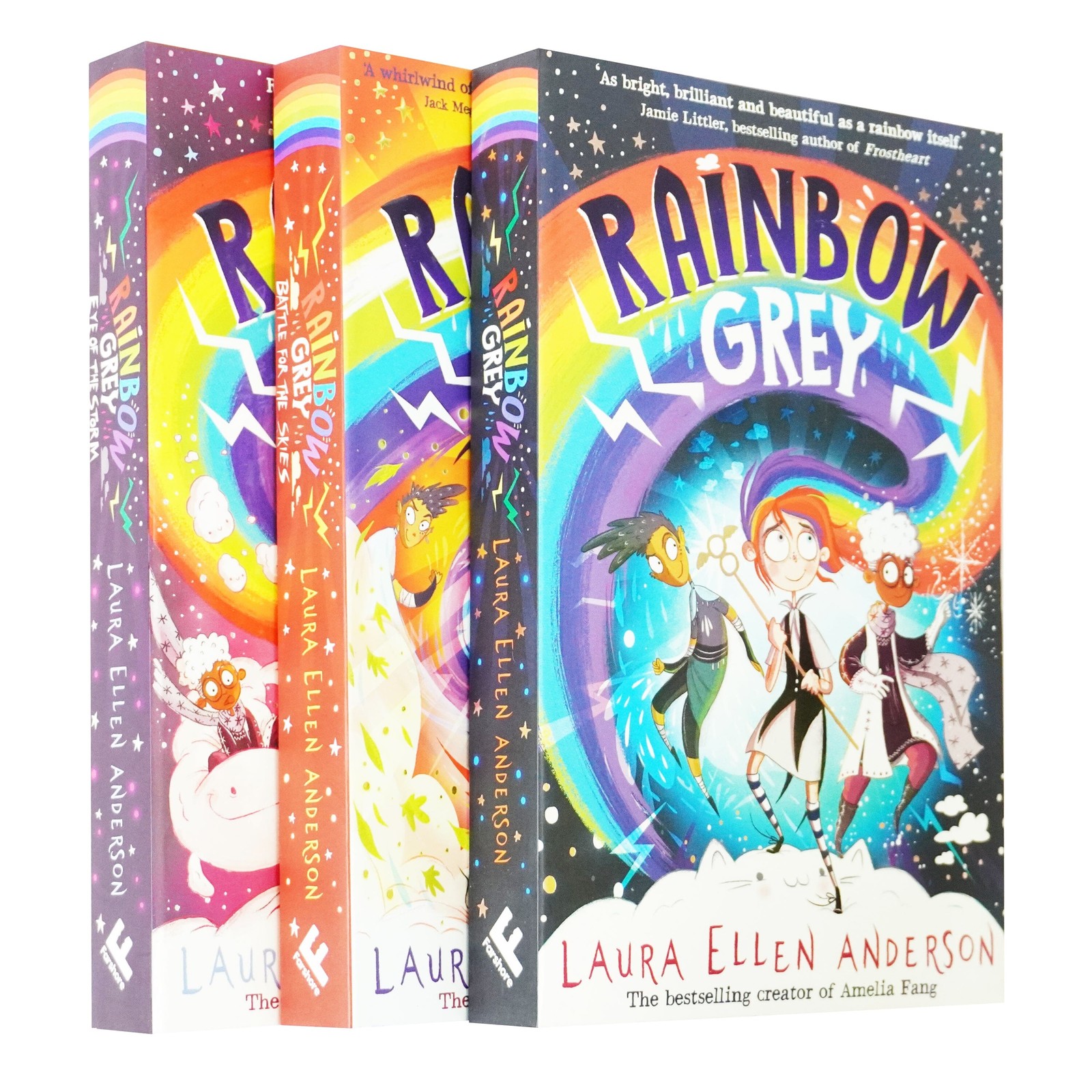 Rainbow Grey Series by Laura Ellen Anderson 3 Books – Ages 7-10 – Paperback