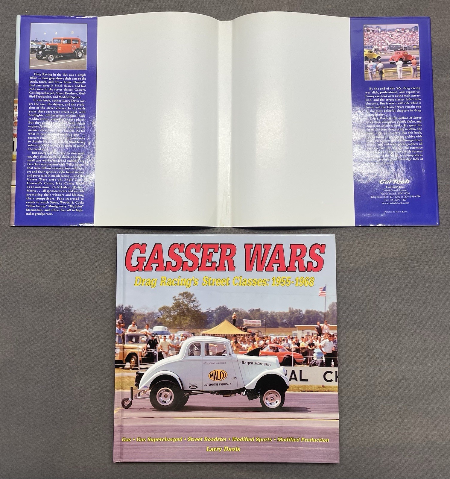 Gasser Wars Drag Racing Street Classes 1955-1968 Hardcover Hot Rod Gasser