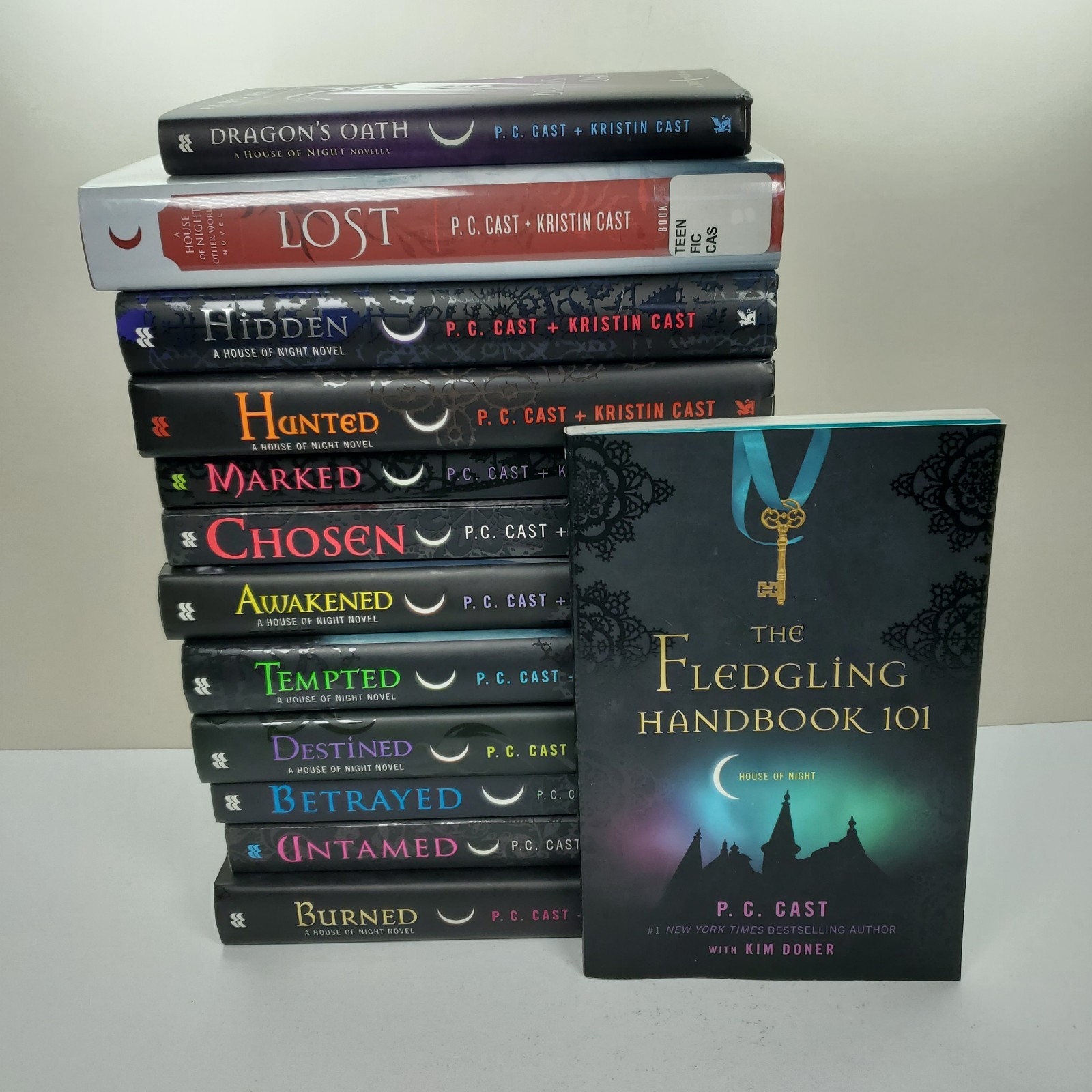 House of Night Series by P. C. Cast & Kristin Cast 13 HC & PB Lot Set