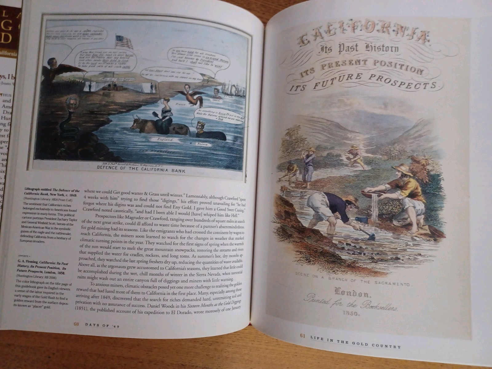 Gold Rush Album and Land of Golden Dreams: Calif Gold Rush 1848-1858 2 book lot