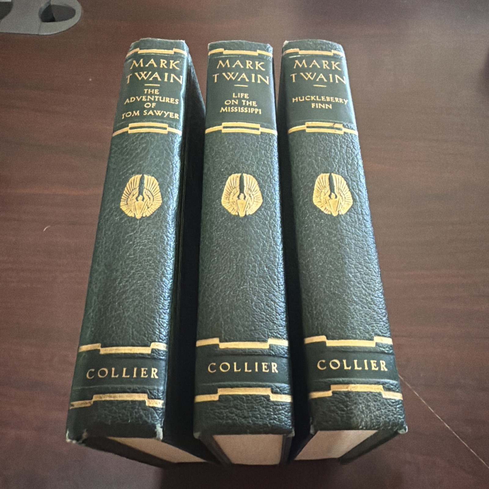 Vintage Mark Twain 3-Book Collection Collier Edition Classic Literature