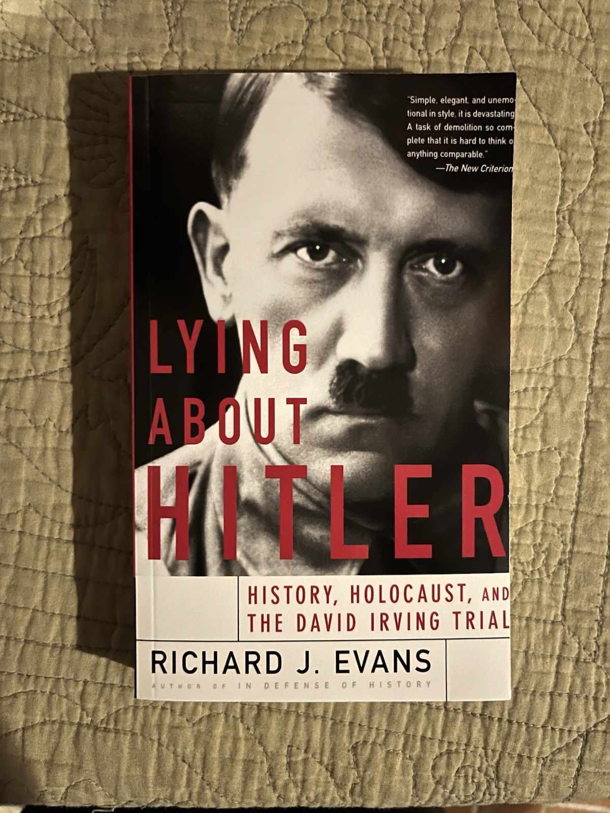 Lying about Hitler by Richard J. Evans (2002, Trade Paperback)