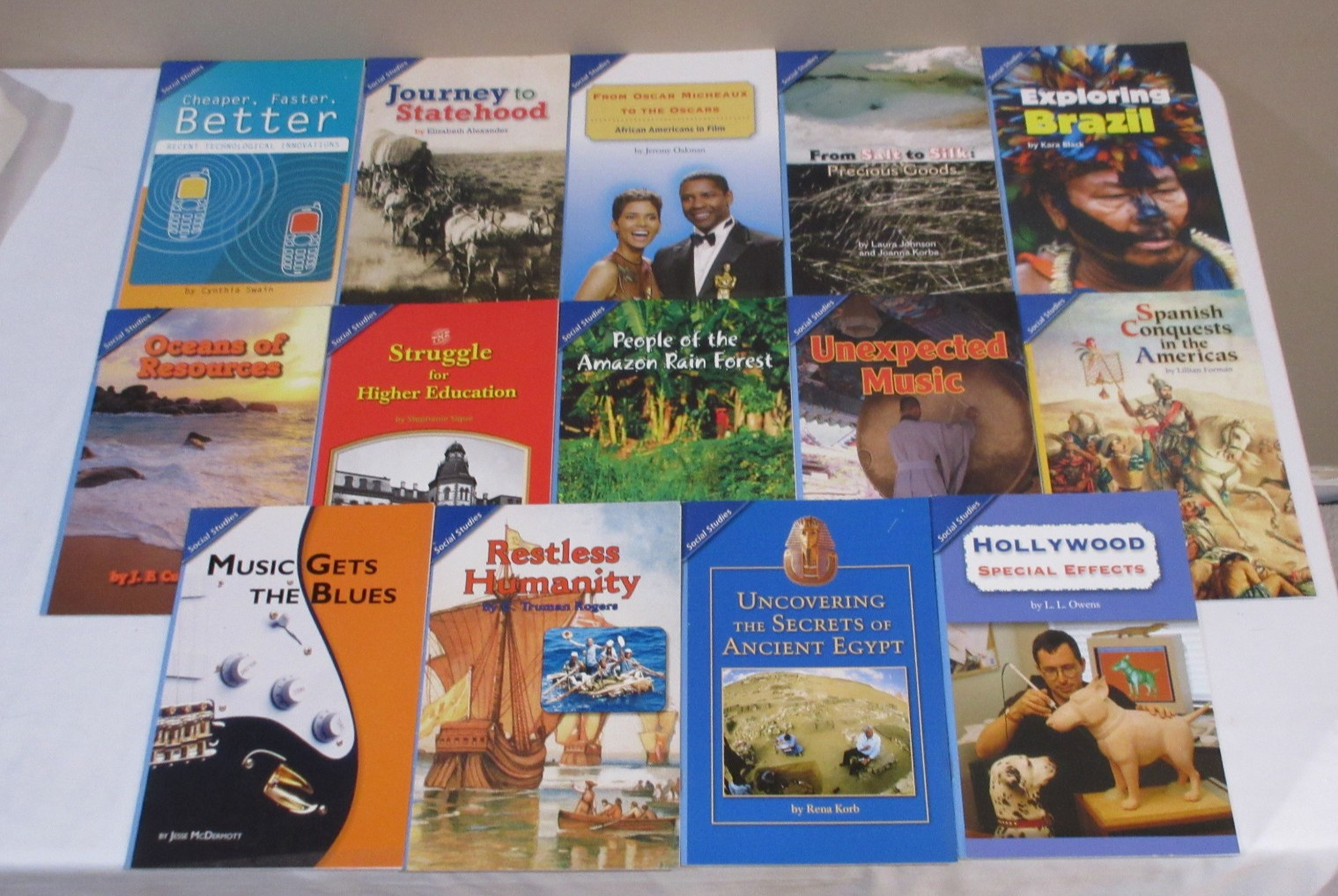 Lot 14 Social Studies Pearson Scott Foresman Reading Street Books Teaching Aides