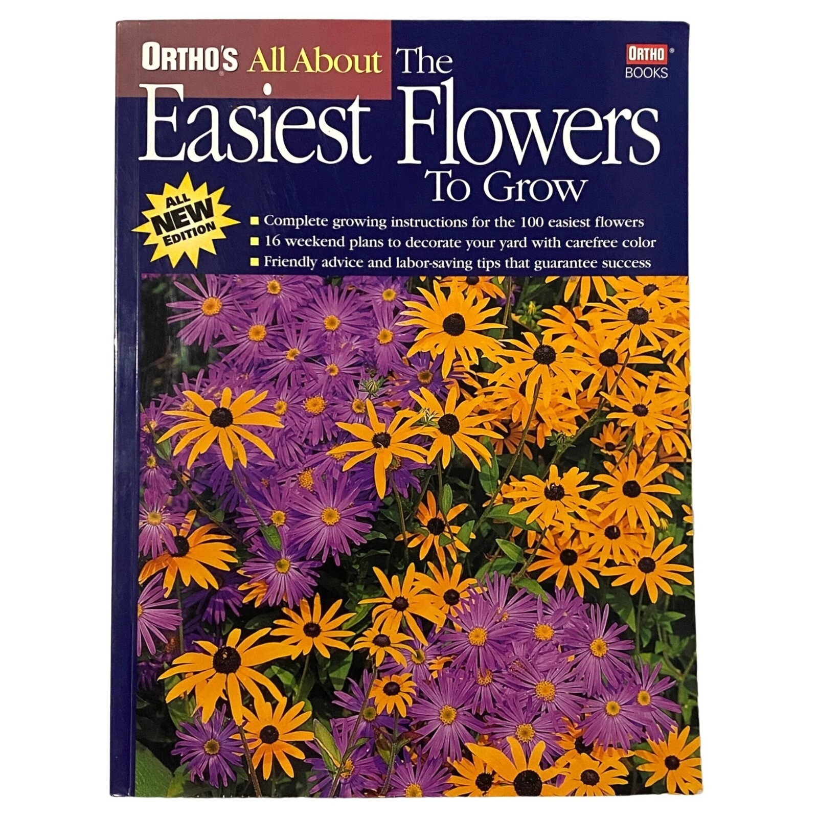 Flower Gardening Book Lot of 4 Roses African Violets Annuals Bulbs Houseplants