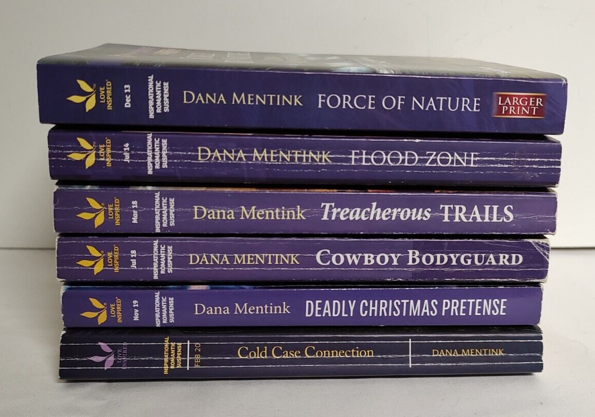 Love Inspired Suspense Dana Mentink Lot Of 5 Stormswept Gold Country Cowboys