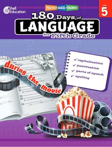 Shell Education 180 Days of Language for Fifth Grade