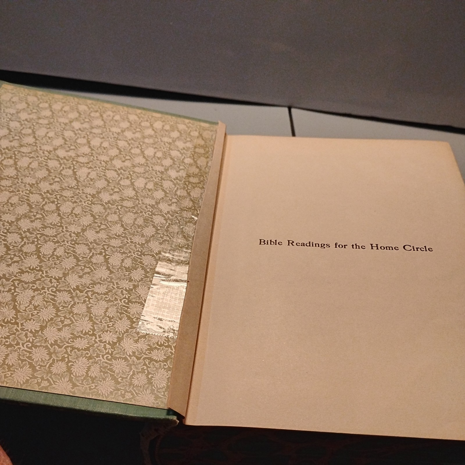 BIBLE READINGS FOR THE HOME CIRCLE A Topical Study of the Bible 1921 [Hardco…