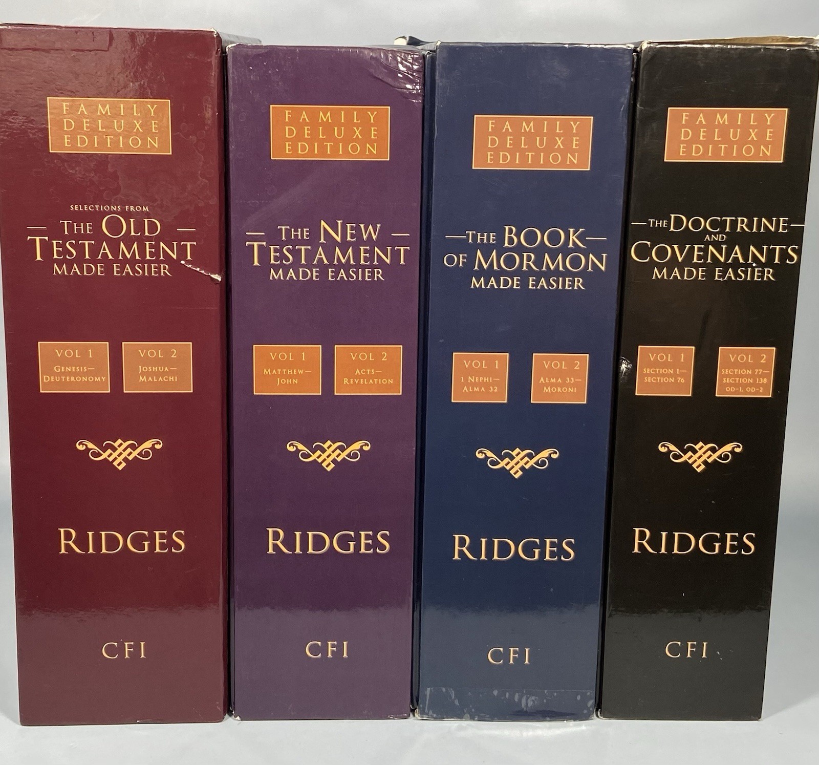 David Ridges Made Easier Full Set Family Deluxe Ed Hardcover LDS