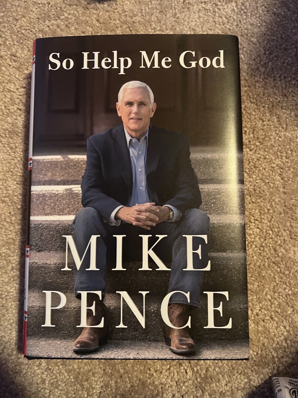 So Help Me God by Mike Pence Signed First Edition Hardcover