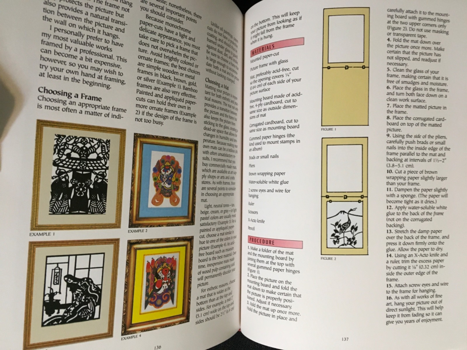 CUT-ART Introduction to Chung-hua and Kiri-e by J.A. Christensen Paper Cutting