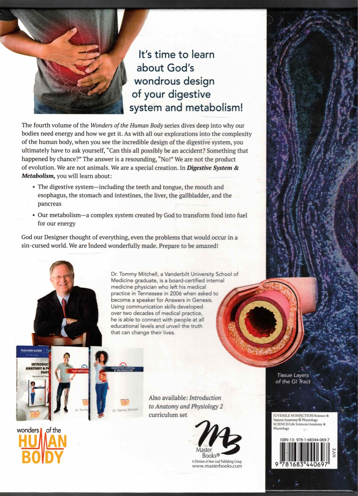 Digestive System & Metabolism Volume 4 by Dr. Tommy Mitchell Master Books