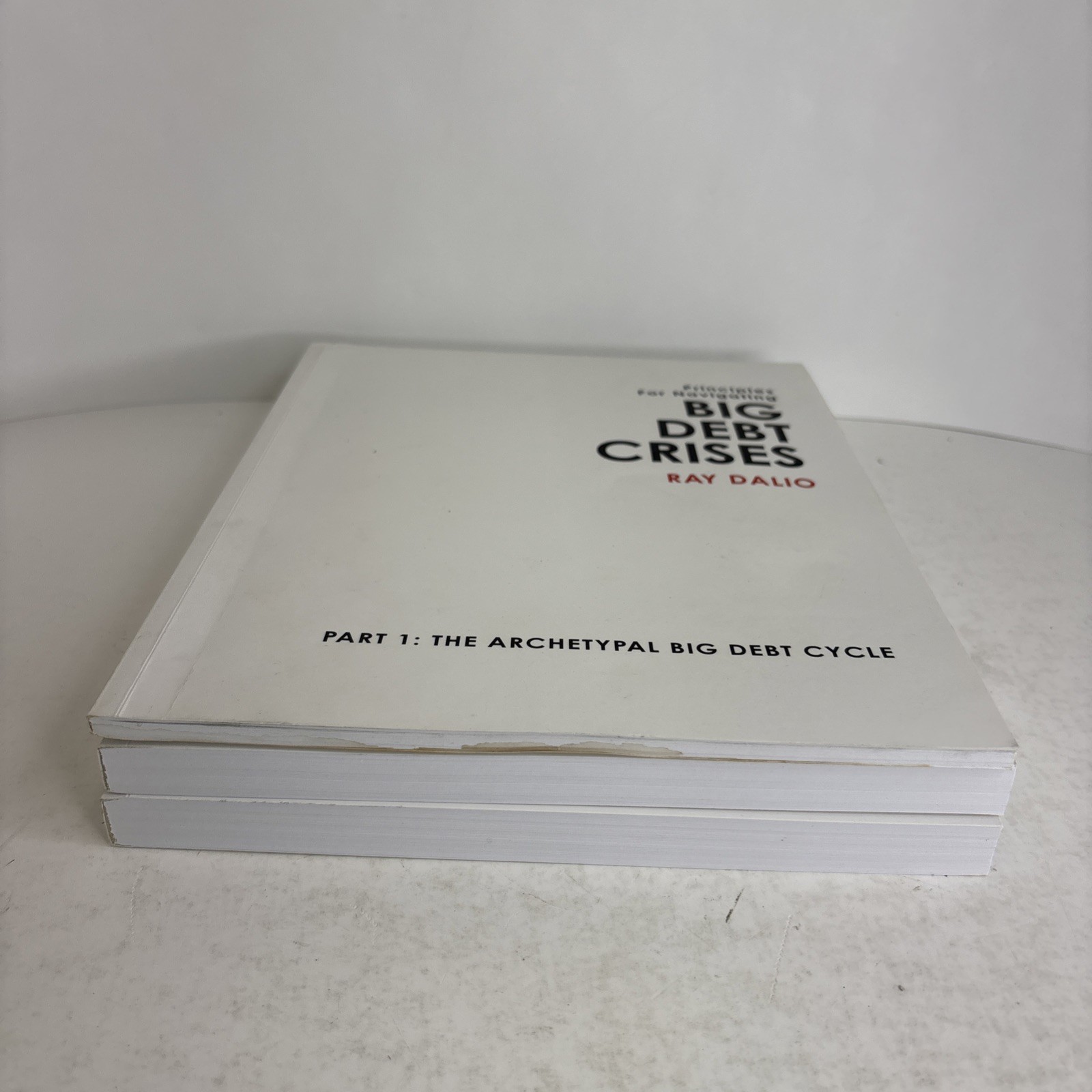 Big Debt Crises (All 3 books)- paperback Dalio, Ray