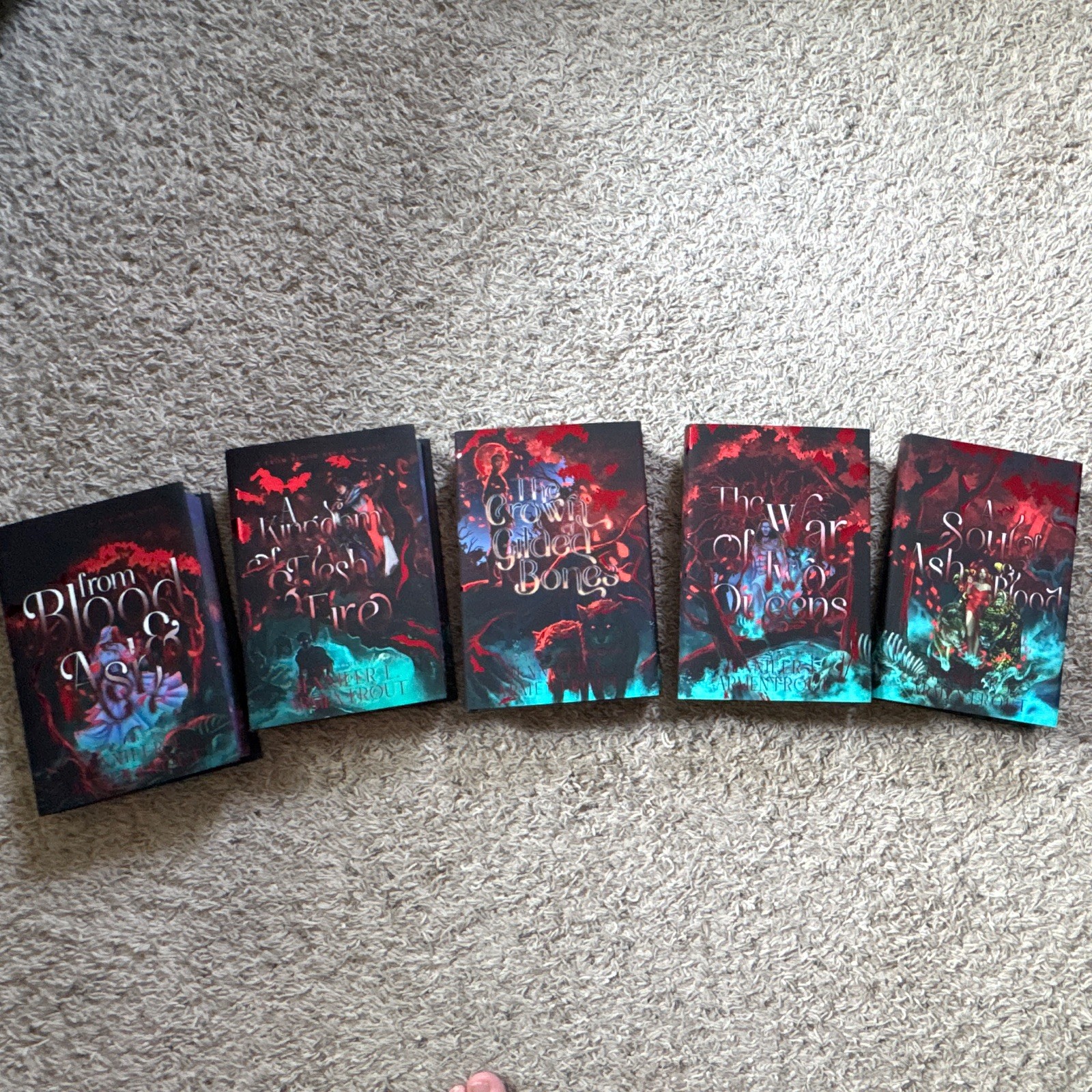 Jennifer L. Armentrout Blood and Ash 5-Book Hardcover Set w/ Dust Jacket
