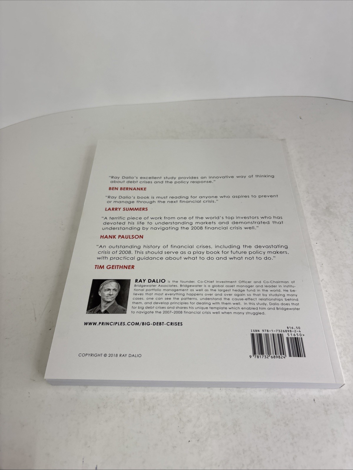 Big Debt Crises (All 3 books)- paperback Dalio, Ray