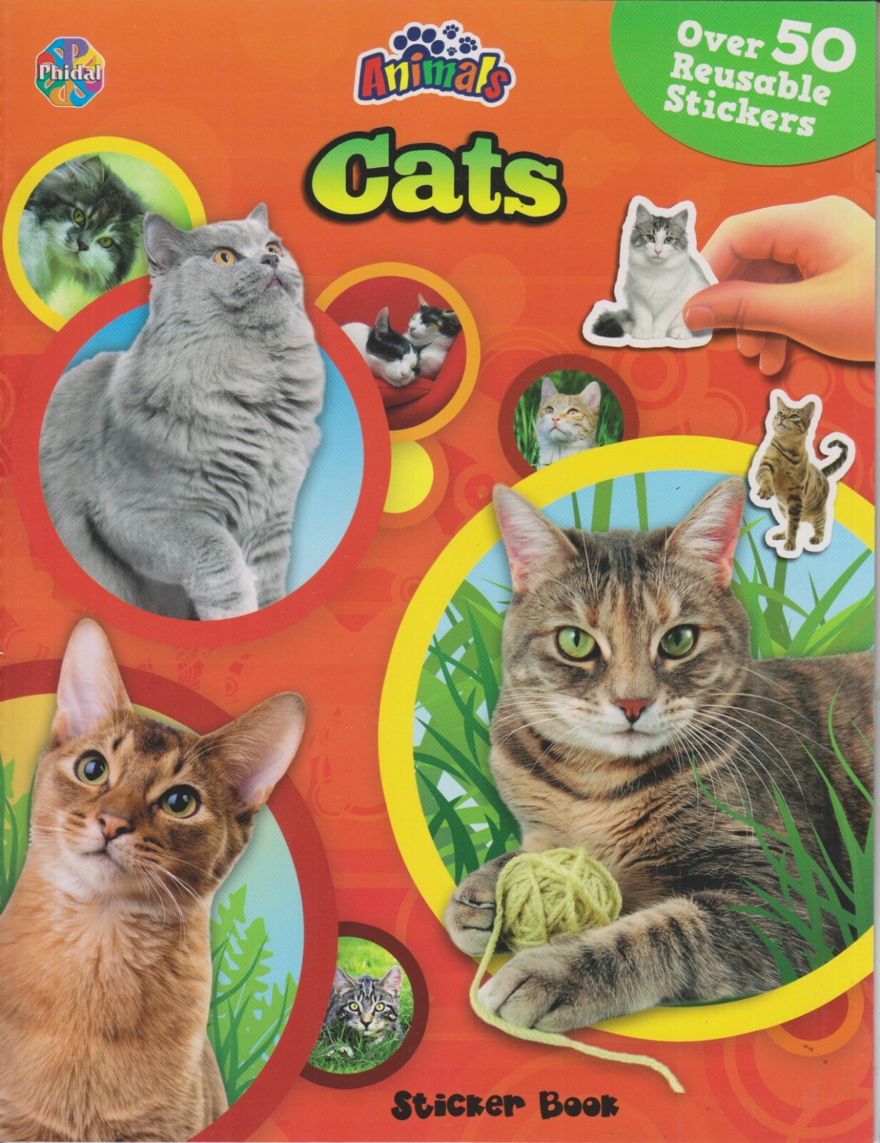 Baby Animals Cats (Over 50 Reusable Stickers) (Softcover: Sticker Book