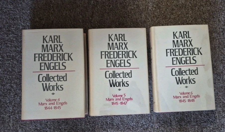 Marx Engels Collected Works Book Lot of 3 Hc Books Vol. 4, 5, 6