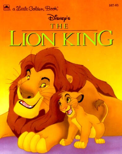 Disney’s The Lion King (Little Golden Book) – Hardcover – VERY GOOD