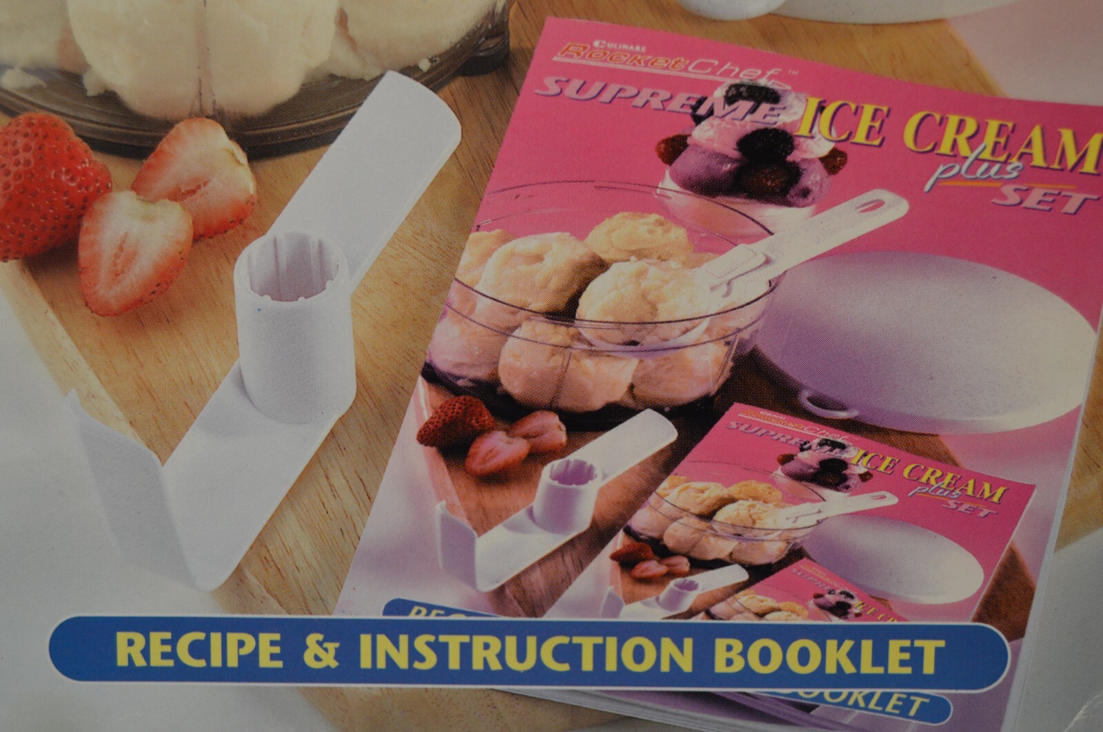 Culinare ROCKET CHEF Supreme Ice Cream “RECIPE & INSTRUCTION BOOKLET” 31 Pages