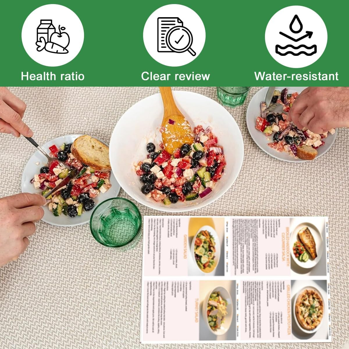 Set of 3 Kidney Friendly Food List Chart, Renal Diet Meal Plan & CKD Stage 3