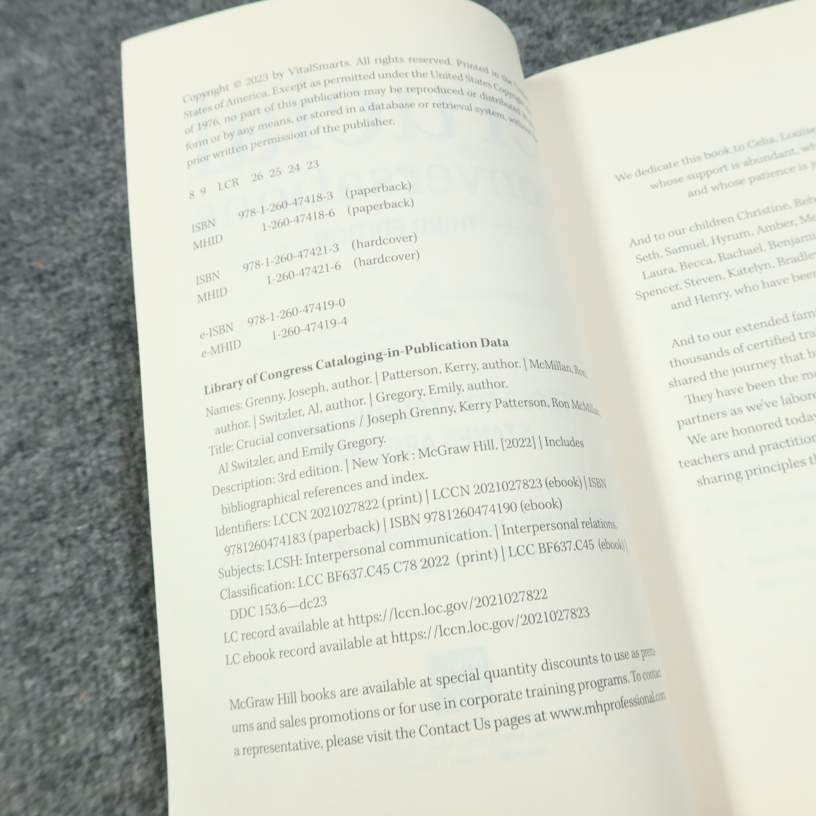 Crucial Conversations: Tools for Talking When Stakes are High Third Edition