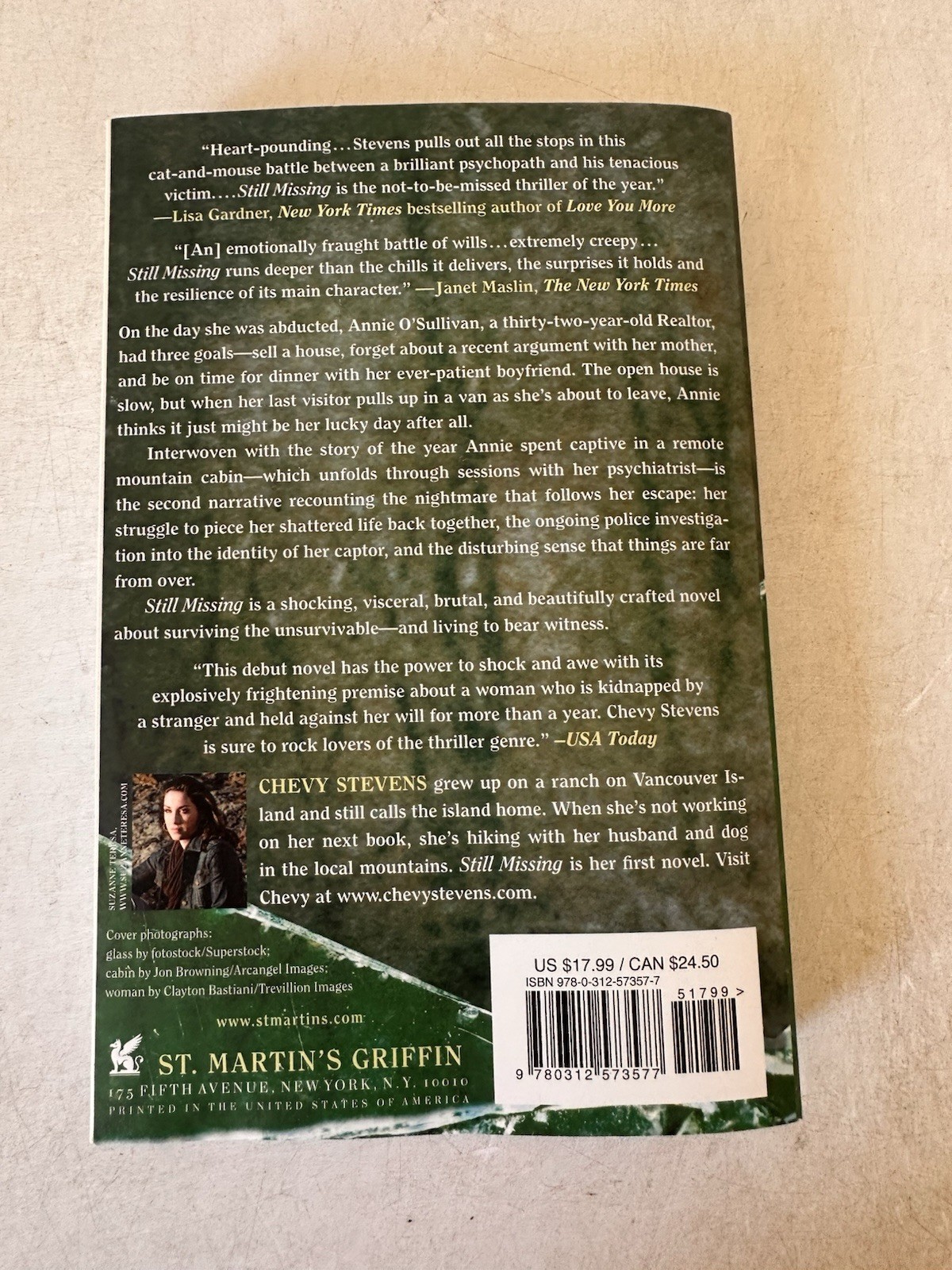 Still Missing: A Novel – Paperback By Stevens, Chevy – GOOD