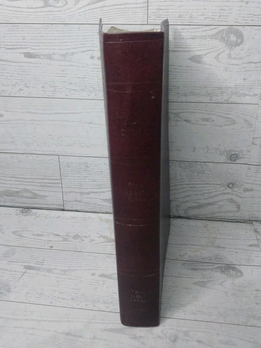 The New American Holy Bible 1987 Nelson 9053 CBG Brown Bonded Leather 8.5″ X 5.5