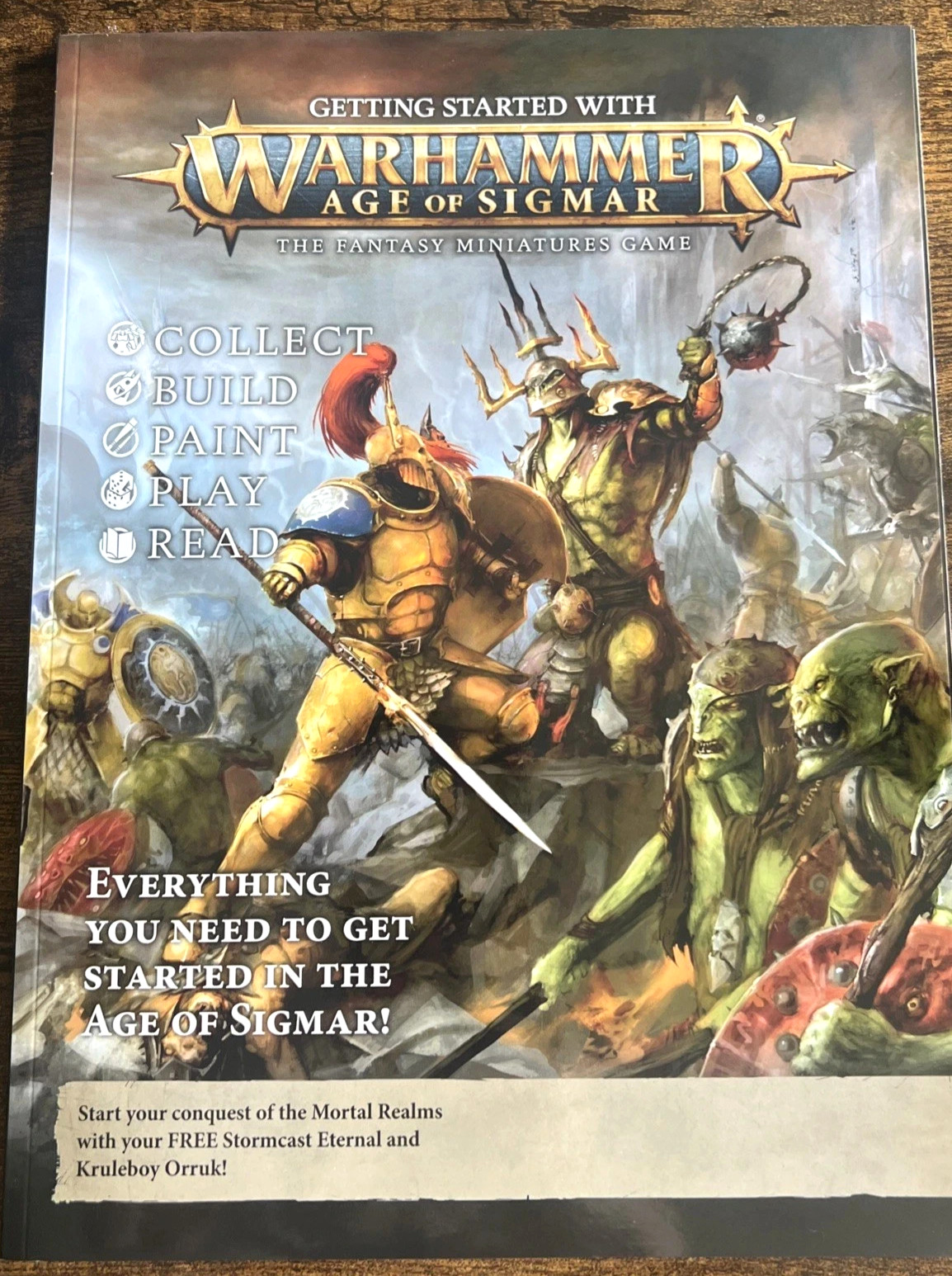 Getting Started with Warhammer Age of Sigmar Book – BRAND NEW Free Ship