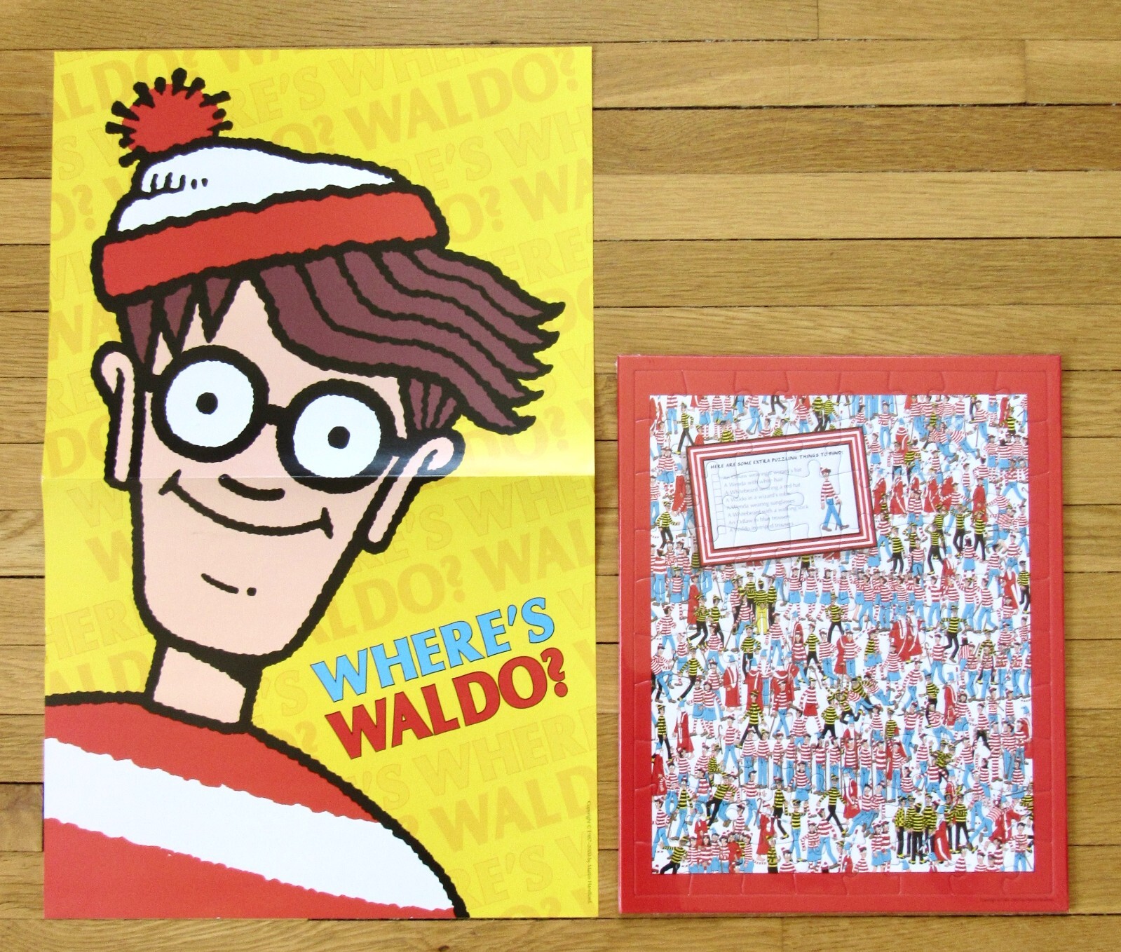 WHERE’S WALDO? THE SUPER SIX Box Set Martin Handford 6 Books Poster & Puzzle EXC