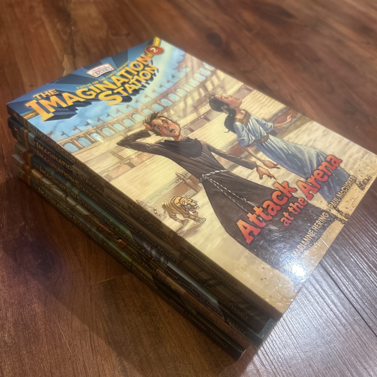 THE IMAGINATION STATION LOT OF 6 BOOKS ADVENTURES IN ODYSSEY 2, 3, 12-15