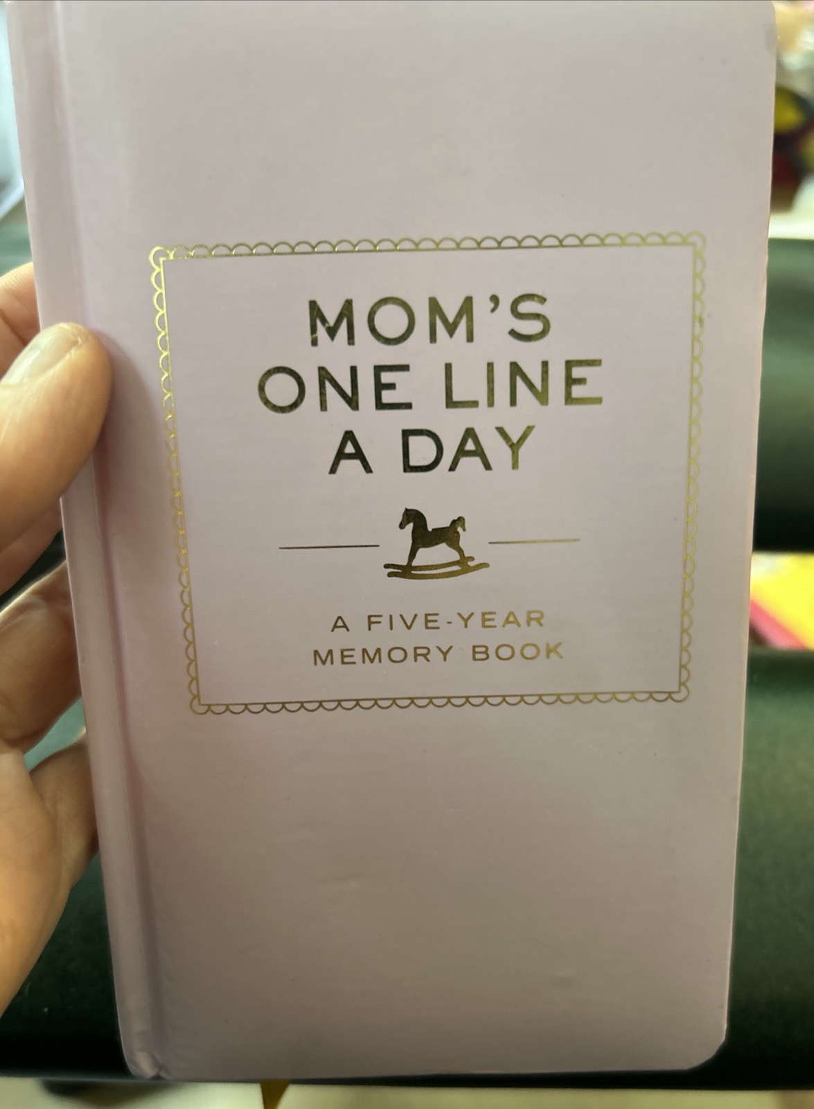 BRAND NEW Mom’s One Line a Day: A Five-Year Memory Book HB READ Soft Pink